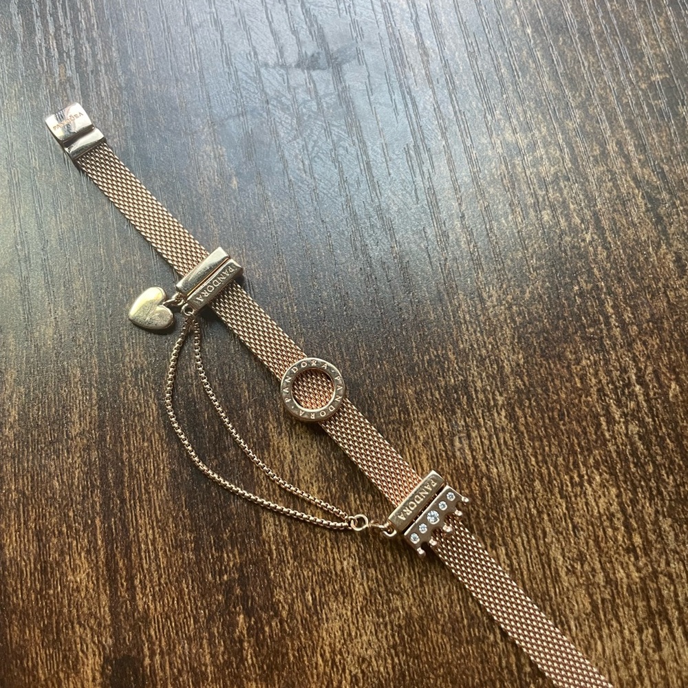 Pandora very rare bracelet Rose Gold